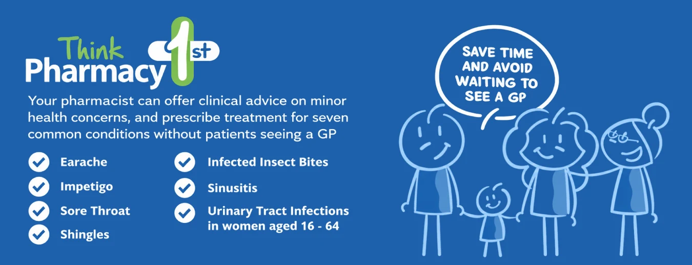 use your pharmacy for minor illnesses and ailments